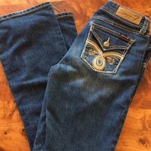 Seven7 Bootcut Blue Jeans size 6